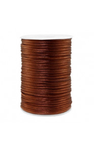 Satin wire 2.5mm Brown